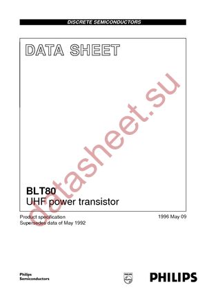 BLT80 T/R datasheet  